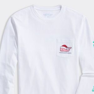 Men vineyard vines LS holiday shirt